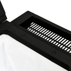 vidaXL Serveerwagen 3-in-1 polypropeen zwart