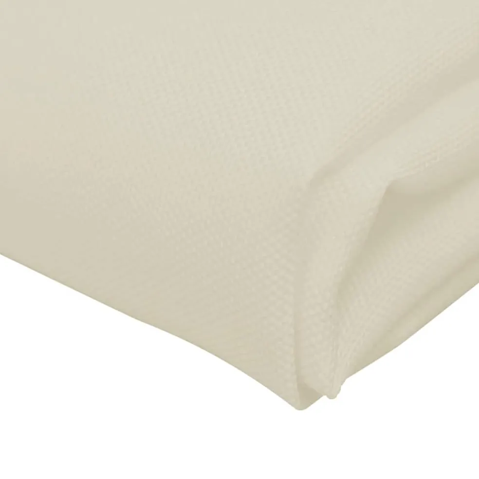 vidaXL Servetten 10 stuks créme 50x50 cm