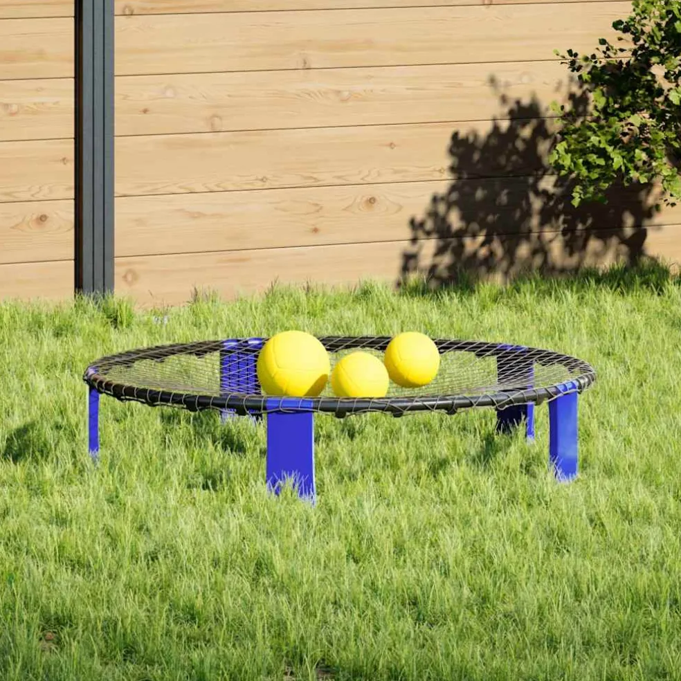 vidaXL Set van 3 bollen en extra pomp Ø90x20 cm