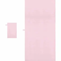 vidaXL Set van Sporthanddoeken 2 st Roze 50 x 30 cm, 200 x 100 cm