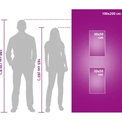 vidaXL Set van Sporthanddoeken 3 st Groen 210 x 100 cm