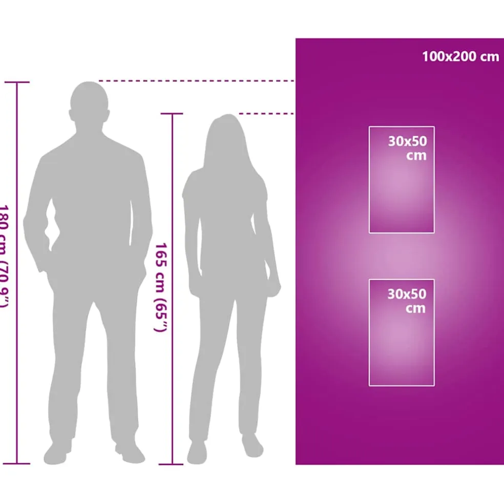vidaXL Set van Sporthanddoeken 3 st Groen 210 x 100 cm