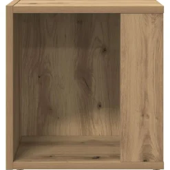 vidaXL Side Table 33 x 33 x 34 cm Engineered wood Artisanaal eiken