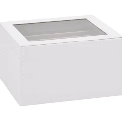 vidaXL Sieradendoosje 3-laags 23x20,5x14 cm wit