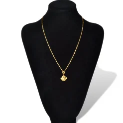 vidaXL Sieradenhouder voor ketting 23x11,5x30 cm zwart 2 st