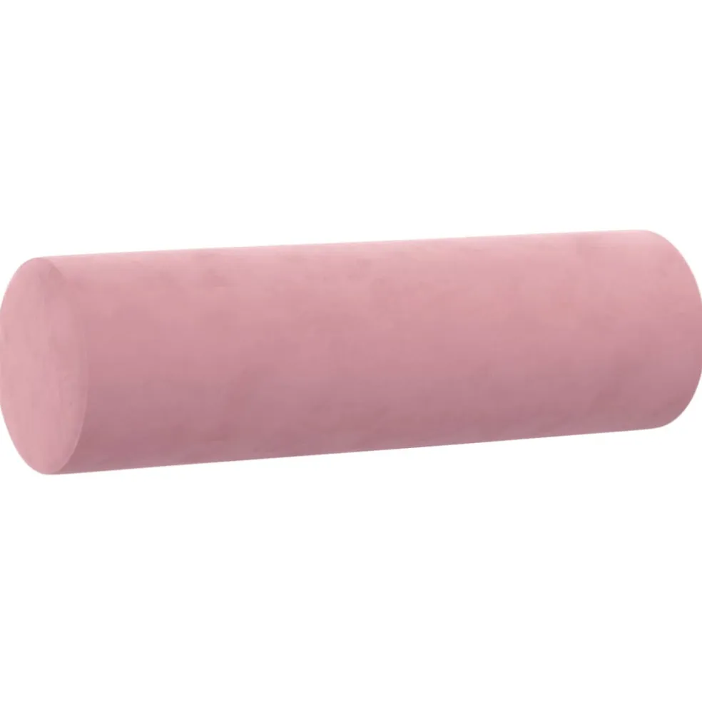 vidaXL Sierkussens 2 st 15x50 cm fluweel roze