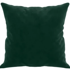 vidaXL Sierkussens 2 st 40x40 cm fluweel donkergroen