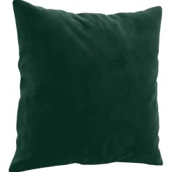 vidaXL Sierkussens 2 st 40x40 cm fluweel donkergroen