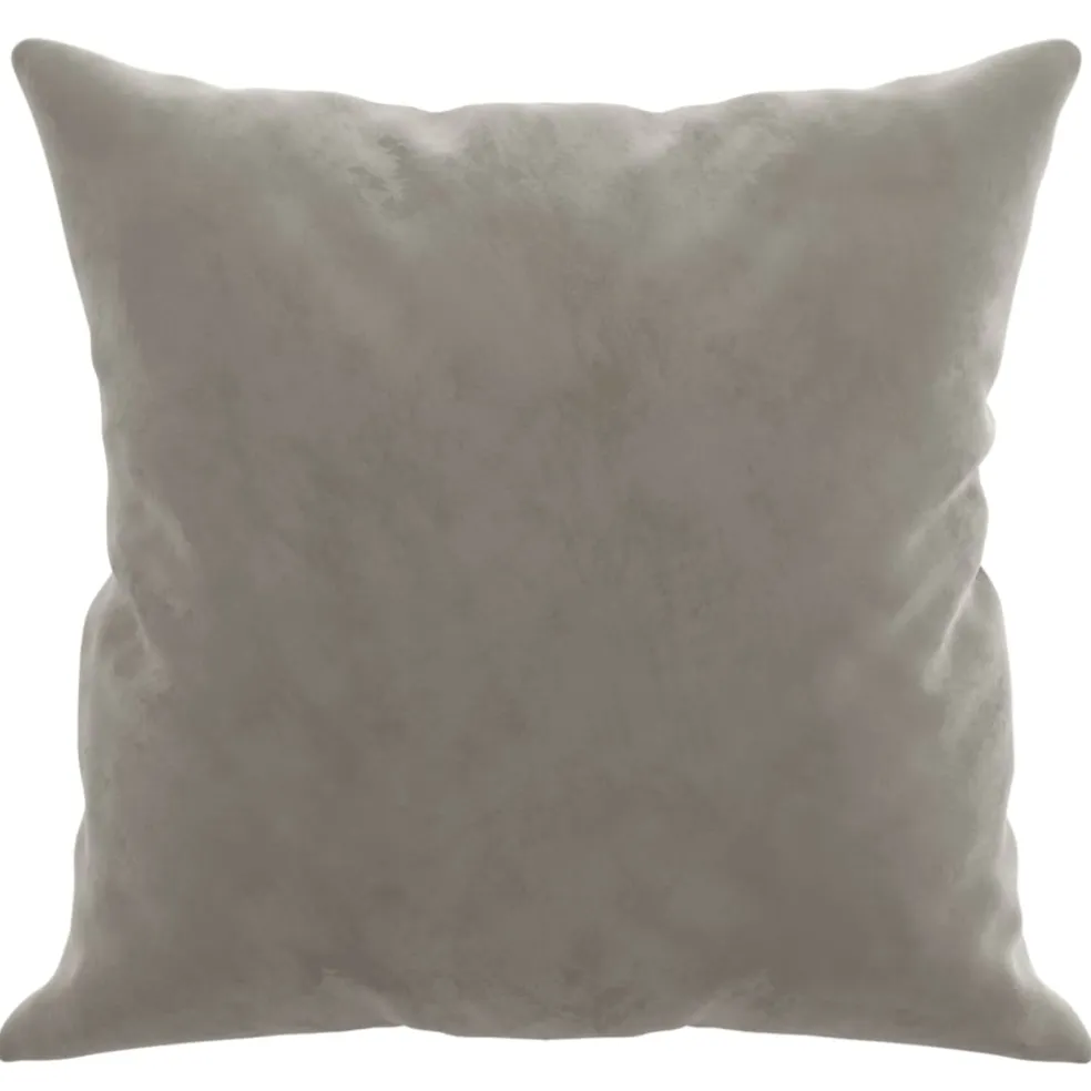 vidaXL Sierkussens 2 st 40x40 cm fluweel lichtgrijs