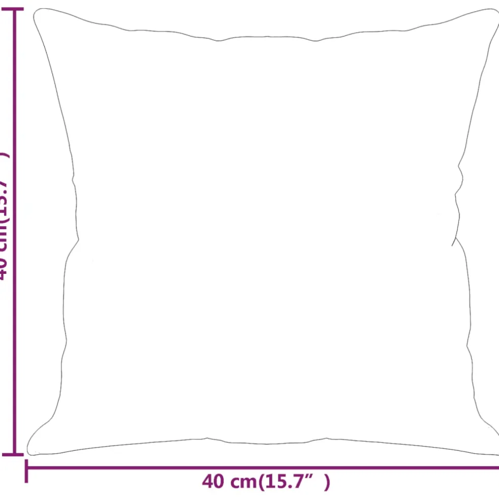vidaXL Sierkussens 2 st 40x40 cm fluweel lichtgrijs