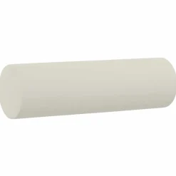 vidaXL Sierkussens 2 st 15x50 cm fluweel crèmekleurig