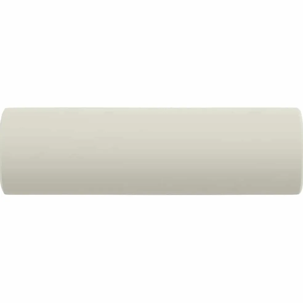 vidaXL Sierkussens 2 st 15x50 cm fluweel crèmekleurig