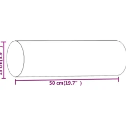 vidaXL Sierkussens 2 st 15x50 cm fluweel blauw
