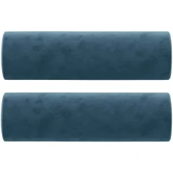 vidaXL Sierkussens 2 st 15x50 cm fluweel blauw
