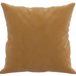 vidaXL Sierkussens 2 st 40x40 cm fluweel bruin