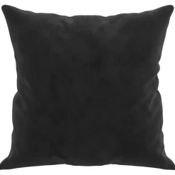 vidaXL Sierkussens 2 st 40x40 cm fluweel zwart