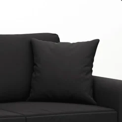 vidaXL Sierkussens 2 st 40x40 cm fluweel zwart