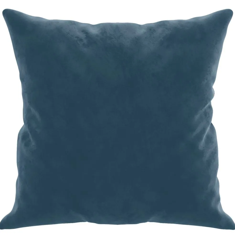 vidaXL Sierkussens 2 st 40x40 cm fluweel blauw