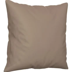 vidaXL Sierkussens 2 st 40x40 cm microvezelstof taupe