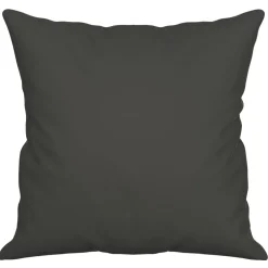 vidaXL Sierkussens 2 st 40x40 cm microvezelstof donkergrijs