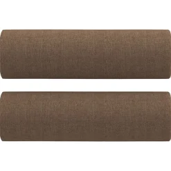 vidaXL Sierkussens 2 st 15x50 cm stof bruin