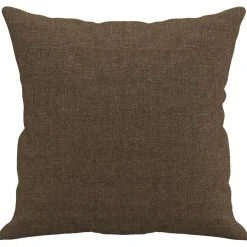 vidaXL Sierkussens 2 st 40x40 cm stof bruin
