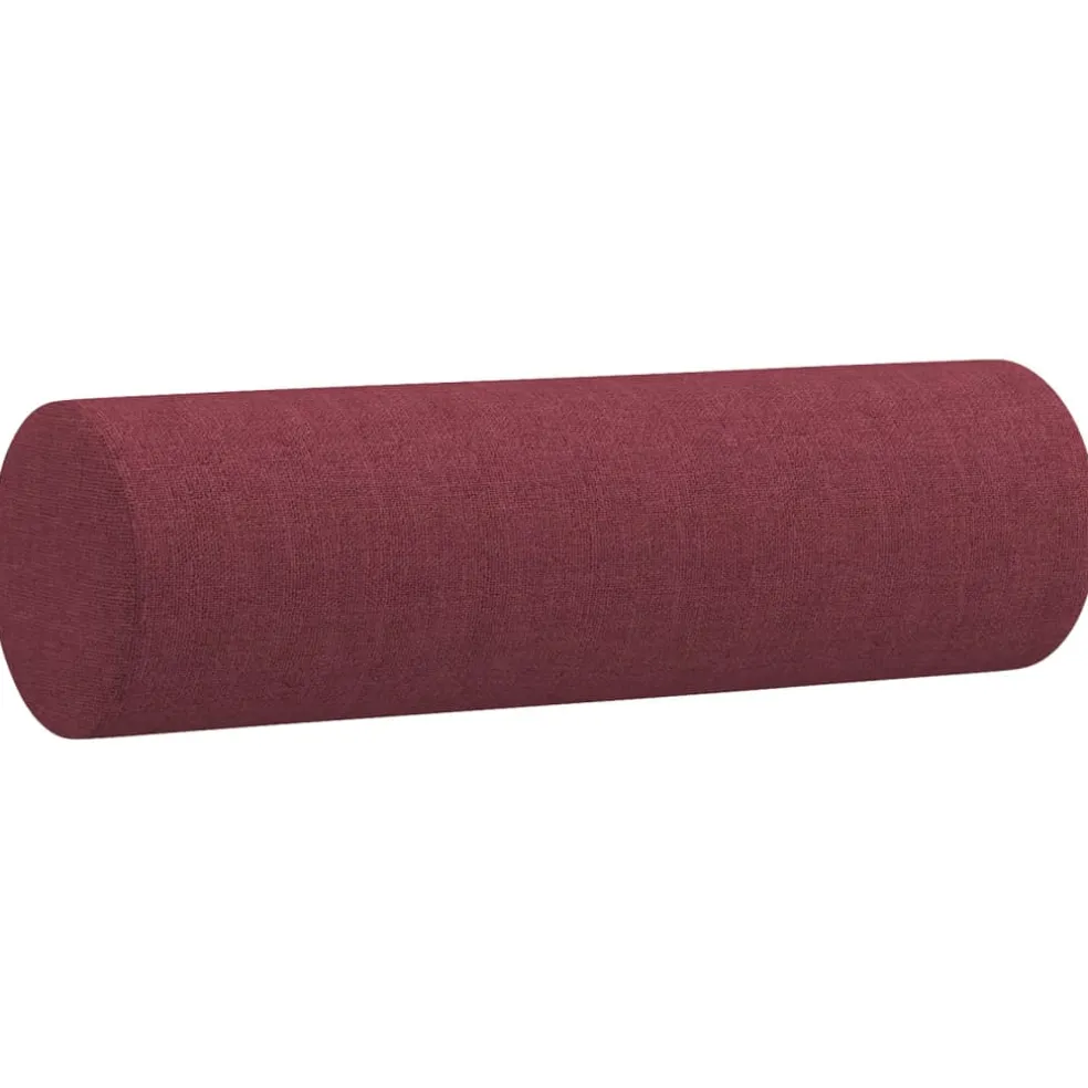 vidaXL Sierkussens 2 st 15x50 cm stof wijnrood