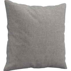 vidaXL Sierkussens 2 st 40x40 cm stof lichtgrijs