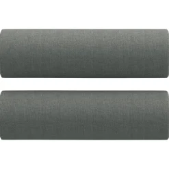 vidaXL Sierkussens 2 st 15x50 cm stof crèmekleurig