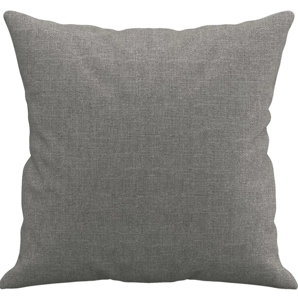 vidaXL Sierkussens 2 st 40x40 cm stof donkergrijs