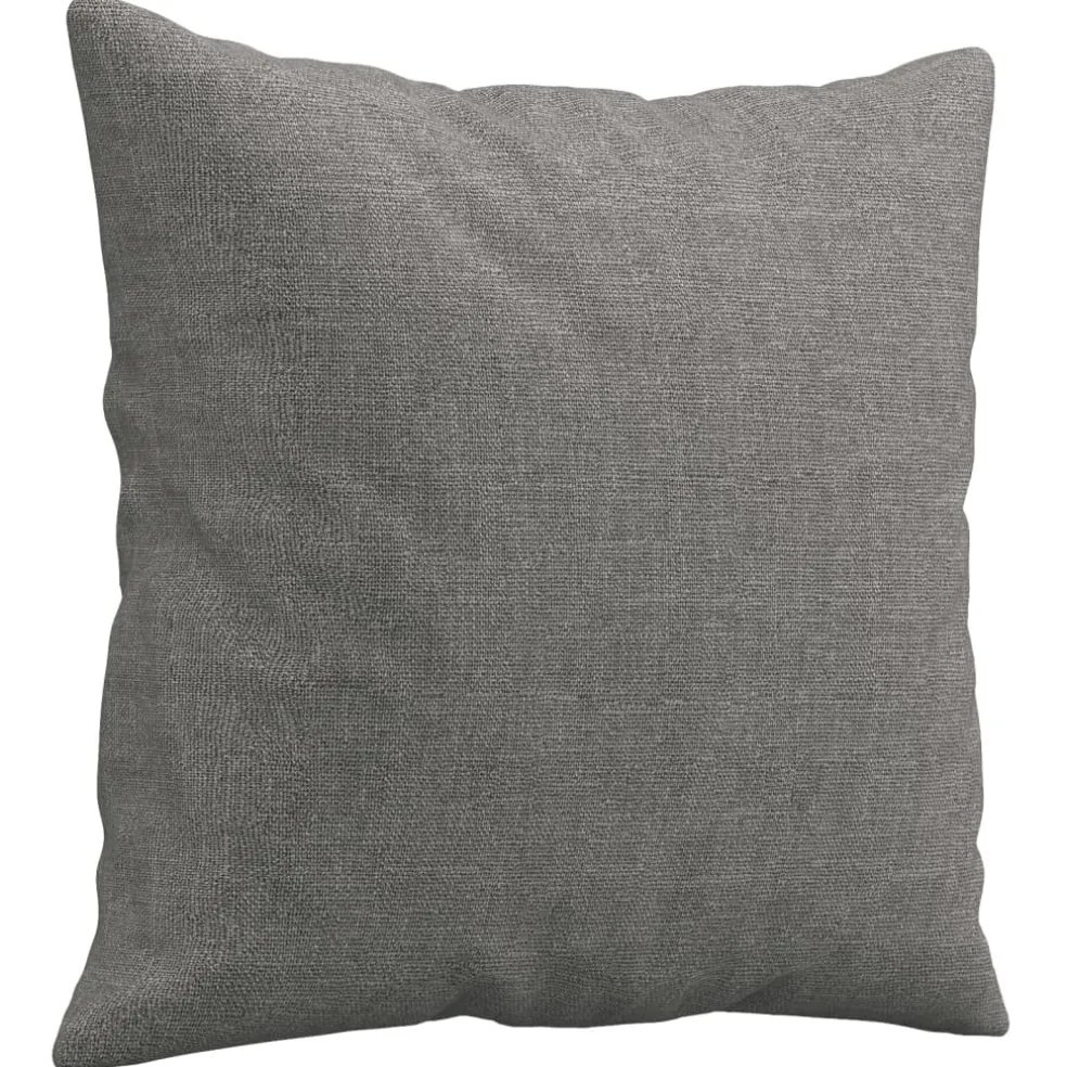 vidaXL Sierkussens 2 st 40x40 cm stof donkergrijs