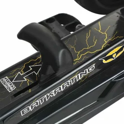 vidaXL Skelter met pedalen en verstelbare zitting zwart