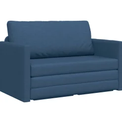 vidaXL Slaapbank Blauw 124 x 71 x 78 cm Stof
