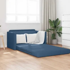 vidaXL Slaapbank Blauw 124 x 71 x 78 cm Stof