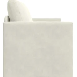 vidaXL Slaapbank Crème 124 x 71 x 78 cm Fluweel
