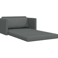 vidaXL Slaapbank Donkergrijs 124 x 71 x 78 cm Stof