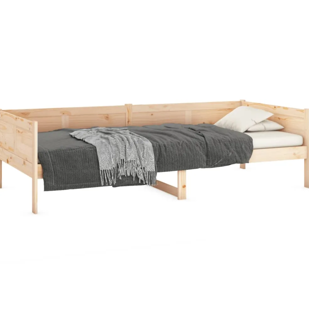 vidaXL Slaapbank massief grenenhout 80x200 cm