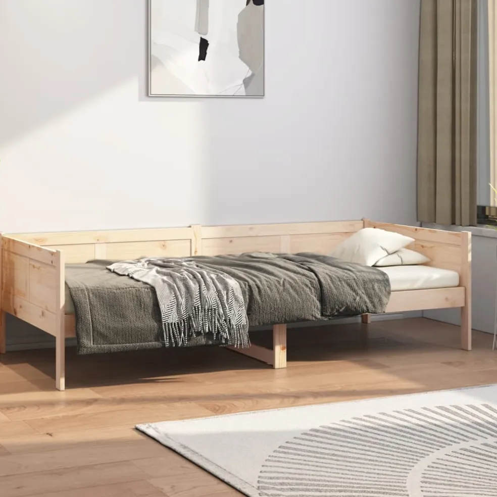 vidaXL Slaapbank massief grenenhout 80x200 cm