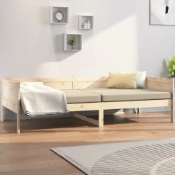 vidaXL Slaapbank massief grenenhout 80x200 cm