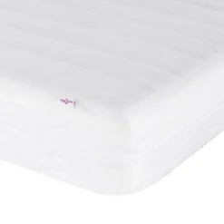 vidaXL Slaapbank met matras 80x200 cm massief grenenhout wit
