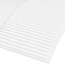 vidaXL Slaapbank met matras 80x200 cm massief grenenhout wit