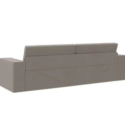 vidaXL Slaapbank Taupe 245 x 78 x 77 cm Stof