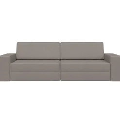 vidaXL Slaapbank Taupe 245 x 78 x 77 cm Stof