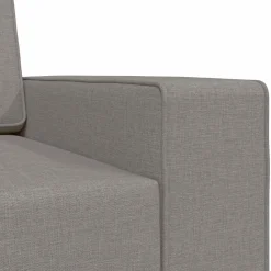 vidaXL Slaapbank Taupe 245 x 78 x 77 cm Stof