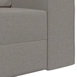 vidaXL Slaapbank Taupe 245 x 78 x 77 cm Stof