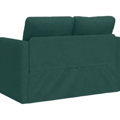 vidaXL Slaapbank vloermodel 2-in-1 112x174x55 cm stof donkergroen