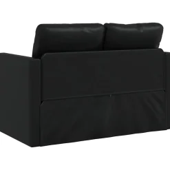 vidaXL Slaapbank vloermodel 2-in-1 122x204x55 cm fluweel wijnrood