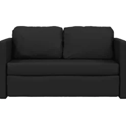 vidaXL Slaapbank vloermodel 2-in-1 122x204x55 cm fluweel wijnrood