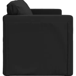 vidaXL Slaapbank vloermodel 2-in-1 122x204x55 cm fluweel wijnrood