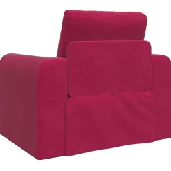 vidaXL Slaapbank Wijnrood 98 x 71 x 83 cm Fluweel